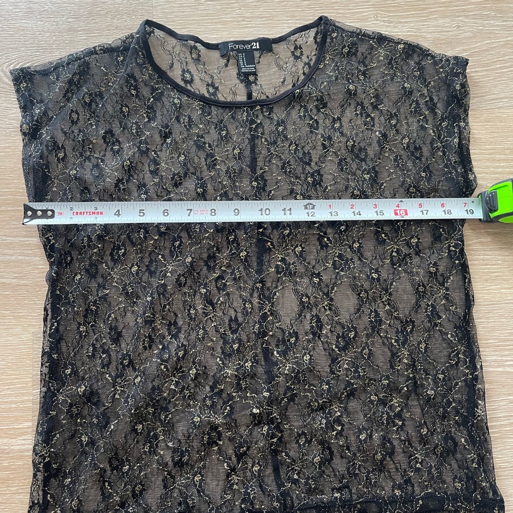 F21 Sheer Top - Picture 4 of 7
